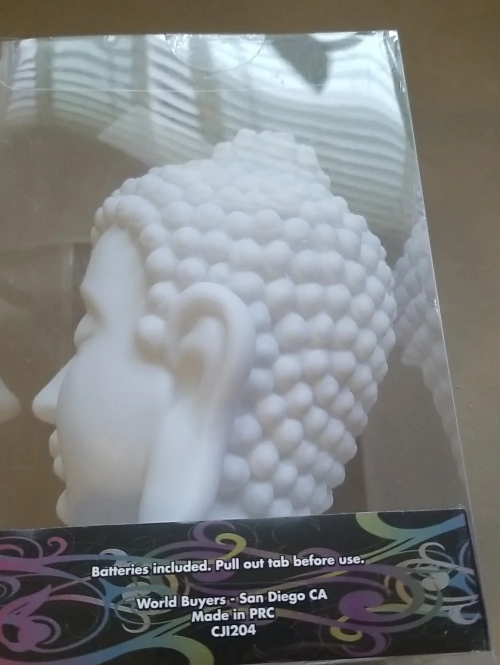 BUDDHA LED COLOR CHANGING LIGHT (SOFT PLASTIC)